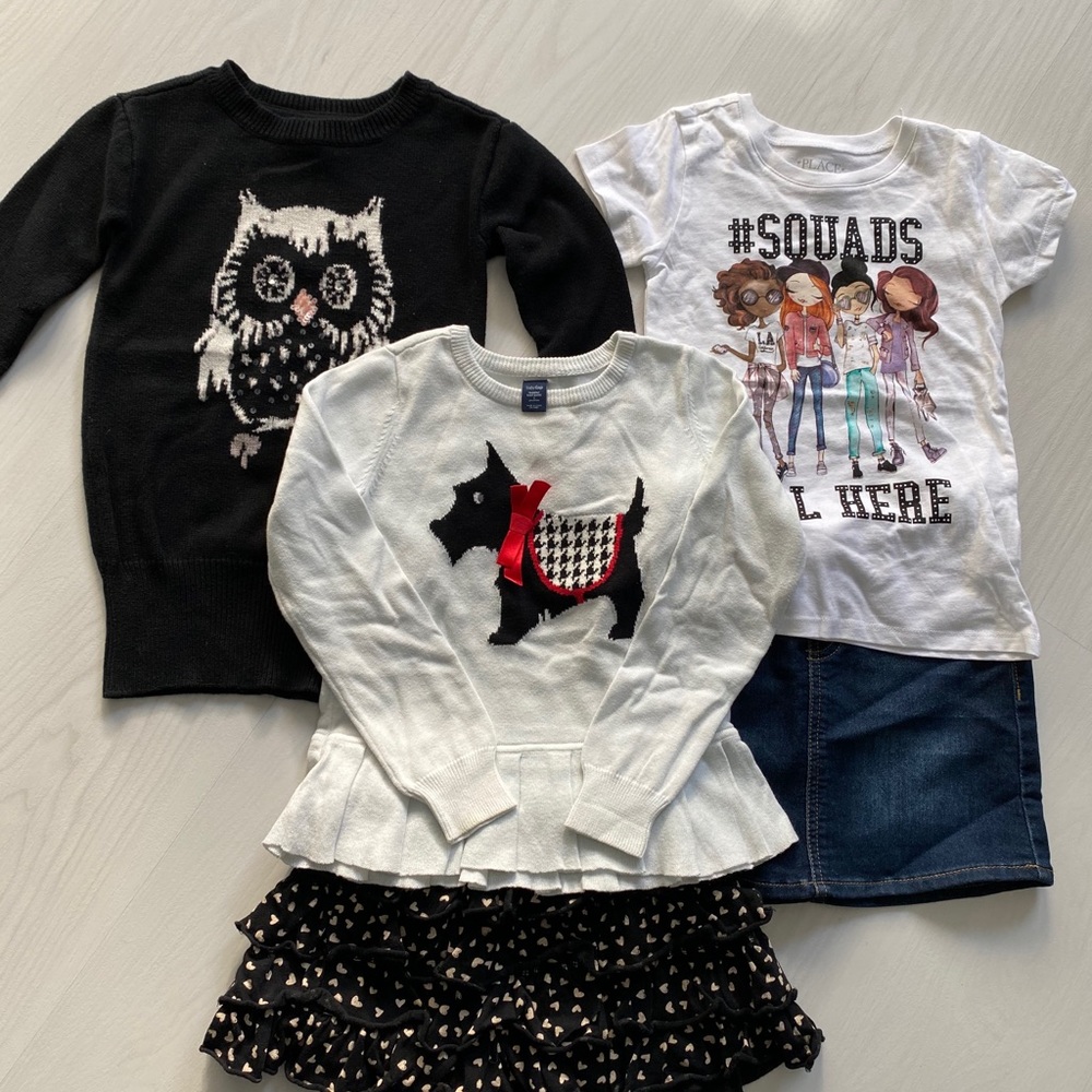 Girls size 4/5 Outfit bundle EUC